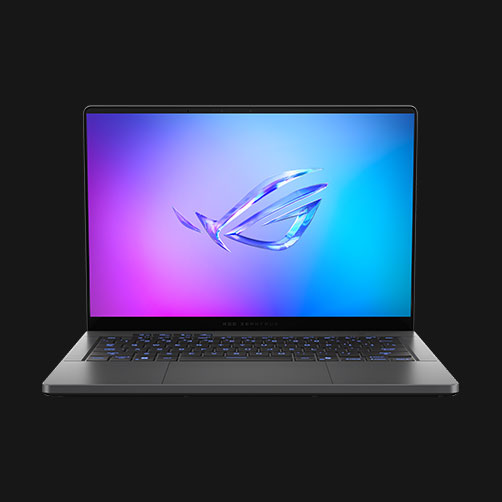 A front view of the Asus ROG Zephyrus G14