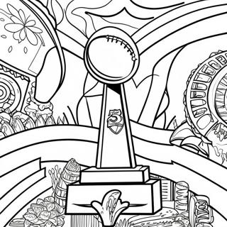 Super Bowl 58 Logo Coloring Page 10450-8387