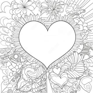 Раскраска С Сердцами 13380-10515