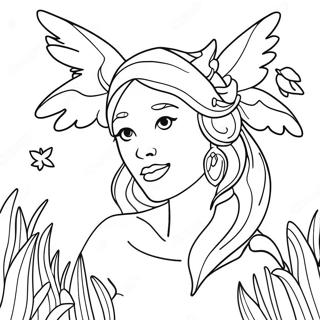 Mira Med Magiske Væsner Farvelægningsside 13791-10844