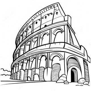 Majestic Colosseum Coloring Page 15661-12337
