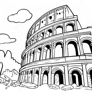 Majestic Colosseum Coloring Page 15661-12339