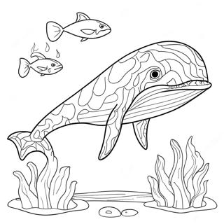 Sininen Valaankuva Värityssivu 15670-12348