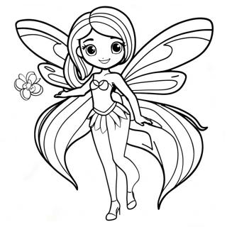 Winx Club Fairy Coloring Page 15860-12492