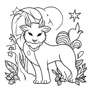 신비로운 이교도 자연 색칠 공부 페이지 18031-14231