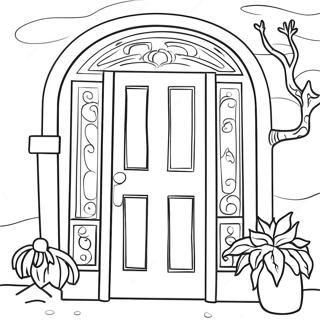 Página Para Colorear Buscar Puertas 18110-14296