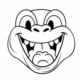 Big Mouth Cartoon Character Coloring Page 18620-14707