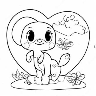 Página Para Colorear Del Día De San Valentín De Febrero 18721-14789