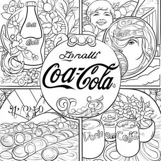 Coca Cola Logo Ausmalbild 19792-15626
