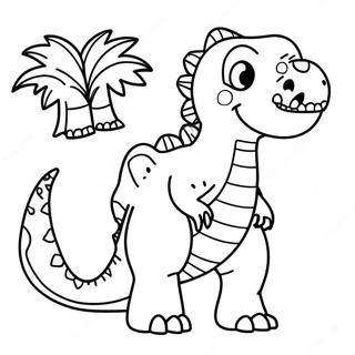 Раскраска Динозавра 1-6