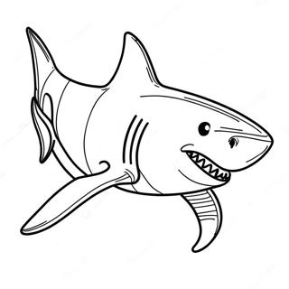 Page À Colorier De Requin De Jaws 21512-17000