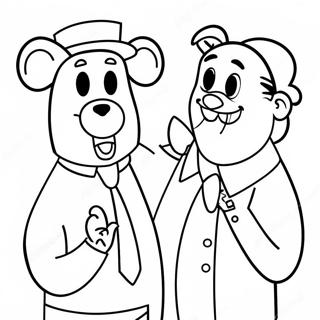 Kolorowanka Z Postaciami Z Filmu Sing 2 2240-1783