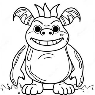 Ужасный Монстр Раскраска 23082-18232