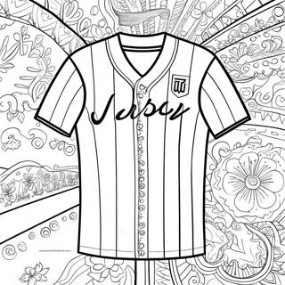 Colorful Jersey Design Coloring Page 23273-18384