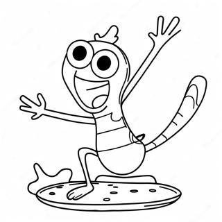 Adventurous Forky Coloring Page 24193-19108