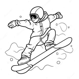 Page À Colorier De Snowboard 24212-19125