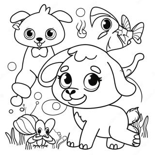 Pagini De Colorat Cu Animale Distractive De Trasat 2431-1944