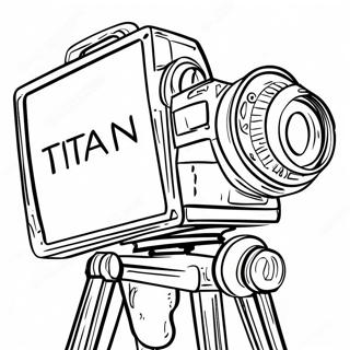 Pagina Da Colorare Titan Cameraman 24512-19351