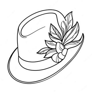 صفحة تلوين قبعة 24612-19429