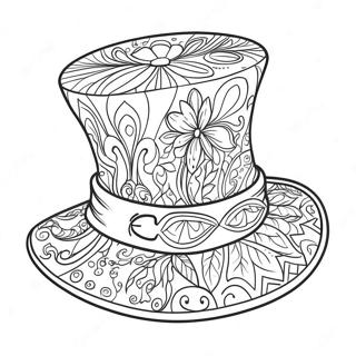 صفحة تلوين قبعة 24612-19431