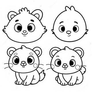 Trova Le Differenze Animali Divertenti Pagina Da Colorare 25422-20083