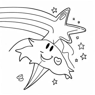 Раскраска Мерцающей Падающей Звезды 26515-20963