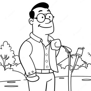 Página Para Colorear De American Dad 26674-21090