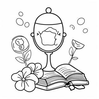 หน้าระบายสีการรับศีลครั้งแรก 28604-22586