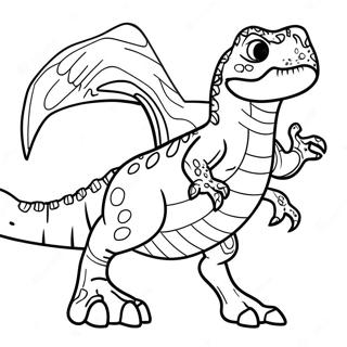 Kolorowanka Z T-Rexem 2860-2272