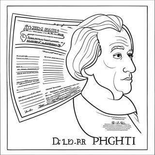 صفحة تلوين وثيقة الحقوق 29304-23150