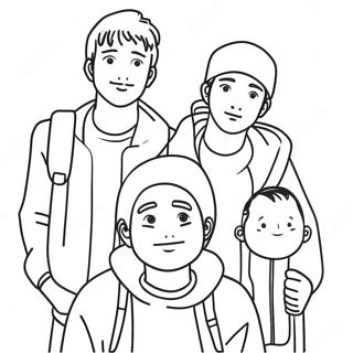 Heartstopper Hoofdpersonages Kleurplaat 29984-23691