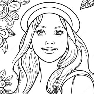 Fargerik Blyant Tegning Fargeleggingsark 30405-24047