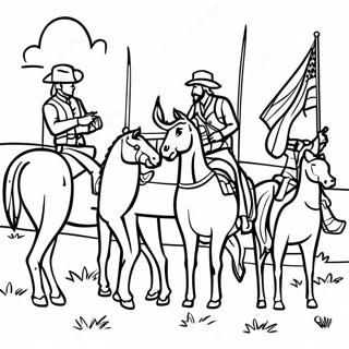 Westward Expansion Historische Szene Ausmalbild 30544-24167