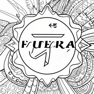 Fuerza Regida Logo Kleurplaat 31034-24534