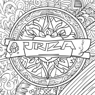 Fuerza Regida Logo Kleurplaat 31034-24535