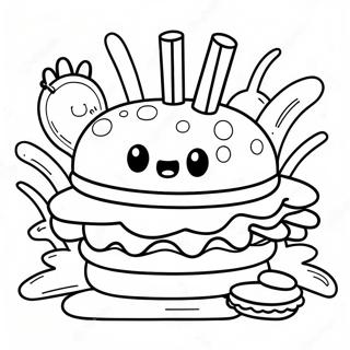 Krabby Patty Boyama Sayfası 31213-24676