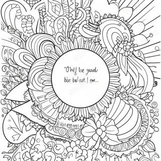With Words Inspirational Quotes Coloring Page 3260-2590