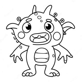 Hauska Sairas Monsteri Värityssivu 33214-26257