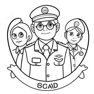 Pagini De Colorat Cu Odd Squad 33643-26600