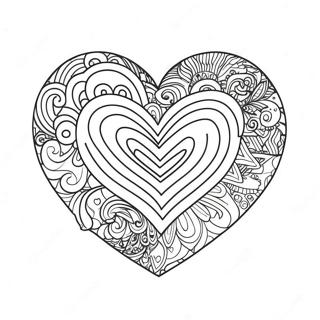 Pagina Da Colorare Cuore Arcobaleno 33733-26686