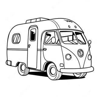 Barbie Camper Adventure Coloring Page 35473-28046