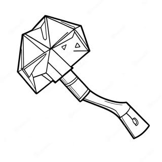 Timantti Minecraftin Hakku Värityssivu 35574-28127