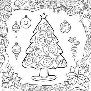 Bilim Noel Ağacı Süslemeleri Boyama Sayfası 35663-28211