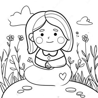 心のこもった悲しみの旅のぬりえページ 35844-28343