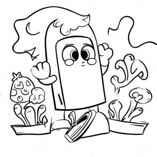 Kleurige Crayola Filmscène Kleurplaat 36244-28670