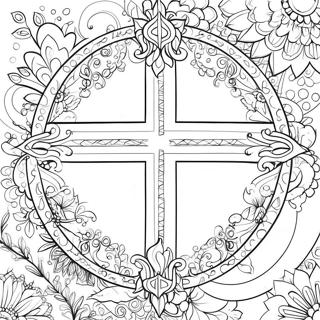 Fargerike Bønner Fargeleggingsark 37504-29649