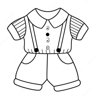 Pagina Da Colorare Di Vestiti Per Bambini Carini 37733-29846