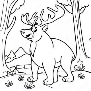 オープンシーズン動物冒険ぬりえページ 38143-30168