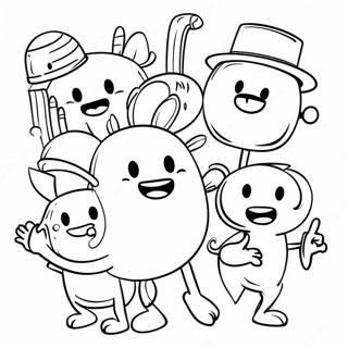 Kolorowanka Z Zabawnymi Postaciami Memów 3841-3065