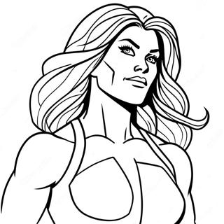 She Hulk Ausmalbild 38553-30478